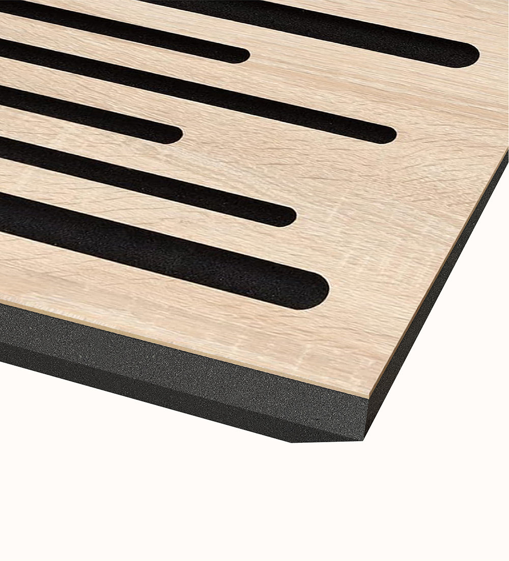 Horizon Tempo | 19.69" × 19.69" |  2-Pack | Acoustic Wood Wall Panel