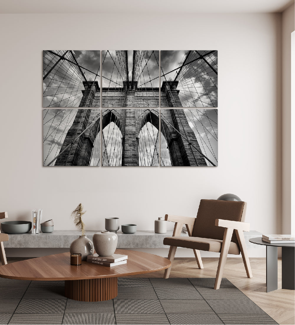 Bridge of Memories | Acoustic Wall Art | 6-Pack | 23.6&quot;× 23.6&quot; each