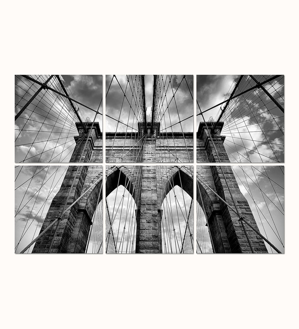 Bridge of Memories | Acoustic Wall Art | 6-Pack | 23.6&quot;× 23.6&quot; each